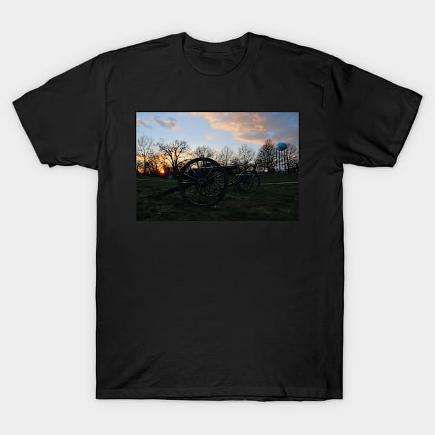 Silent Guns At Manassas T-Shirt by RichardGibb